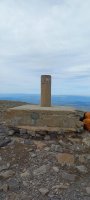 Moncayo (2314m) tontorreko erpin geodesikoa