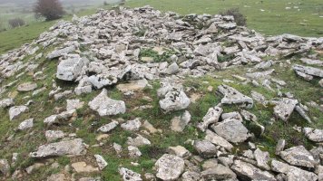 Ikomar ermitaren hondakinak, Andia