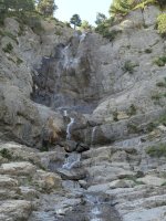 Ur-jauzia Quimboa Bajo mendiaren hegoaldeko isurialdean