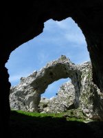 Leizearen barru aldetik ateratako argazkia