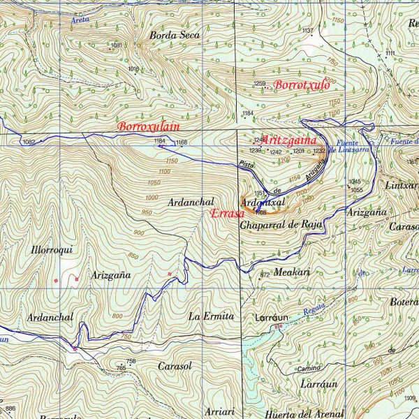 MAPA: Errasa eta Burruxulain