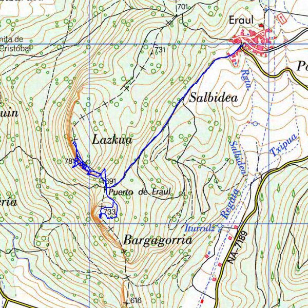 MAPA: San Faustoko harriak