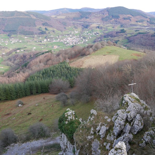 Berastegira begira dagoen gurutzea