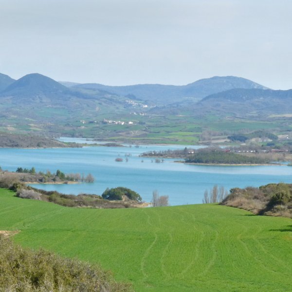 Allotzko urtegia, Burumendiko bidetik