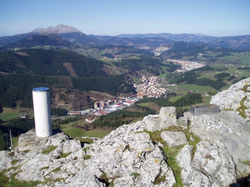 Eskoriatza eta Aretxabaleta tontorretik