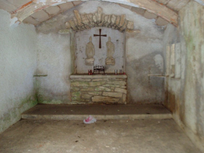 San Donato eta San Kaietano ermita zaharberritua izan aurretik