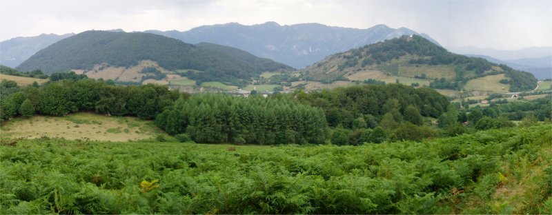 Elosta eta Santa Barbara iparrekialdetik ikusita