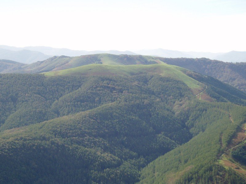 Erenga eta Bianditz Erroilbidetik ikusita