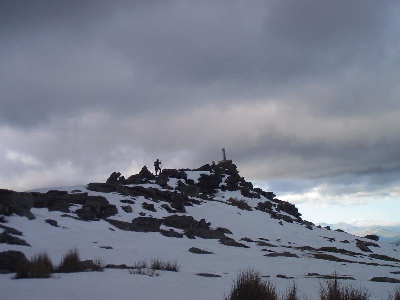 La cima nevada