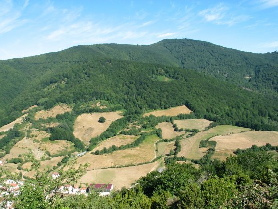 Zotalar, iparralderago, ekialdetik ikusita