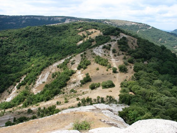 San Victorreko muinotik Mko bizkarrera begira