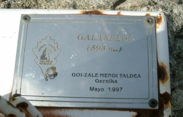 Placa Galarregi