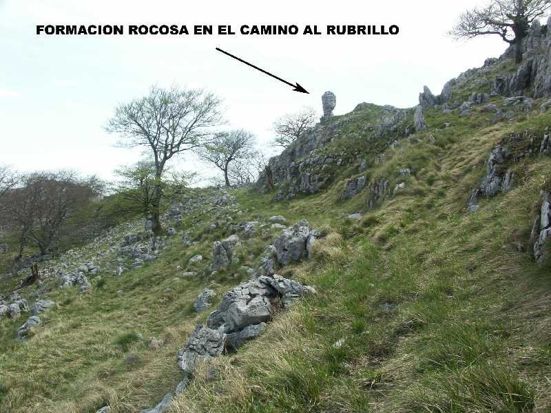 rubrillo, cerca del vertice