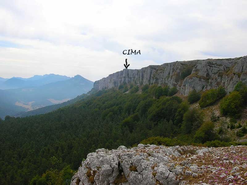 La cima se intuye f?cilmente.