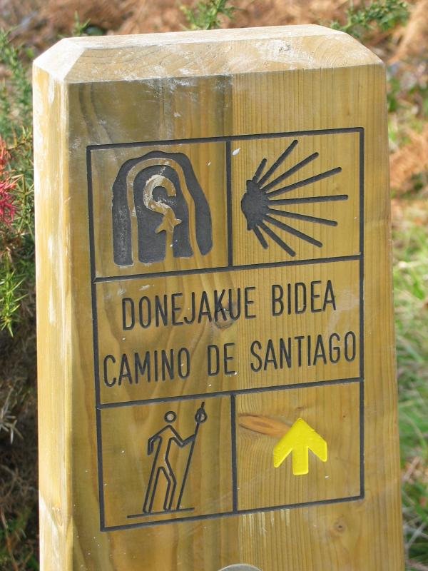 Donejakue bidearen seinalea