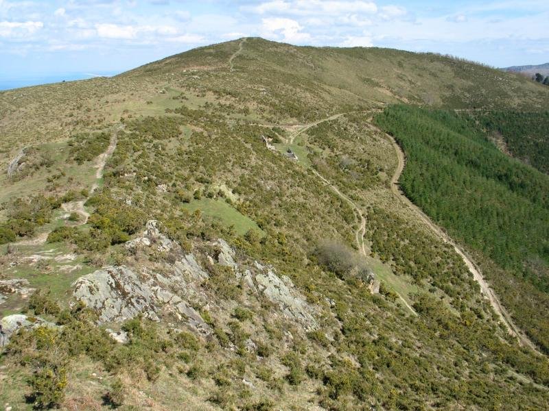 Gainaldea, Endarlaza aldeko bizkarretik ikusita.