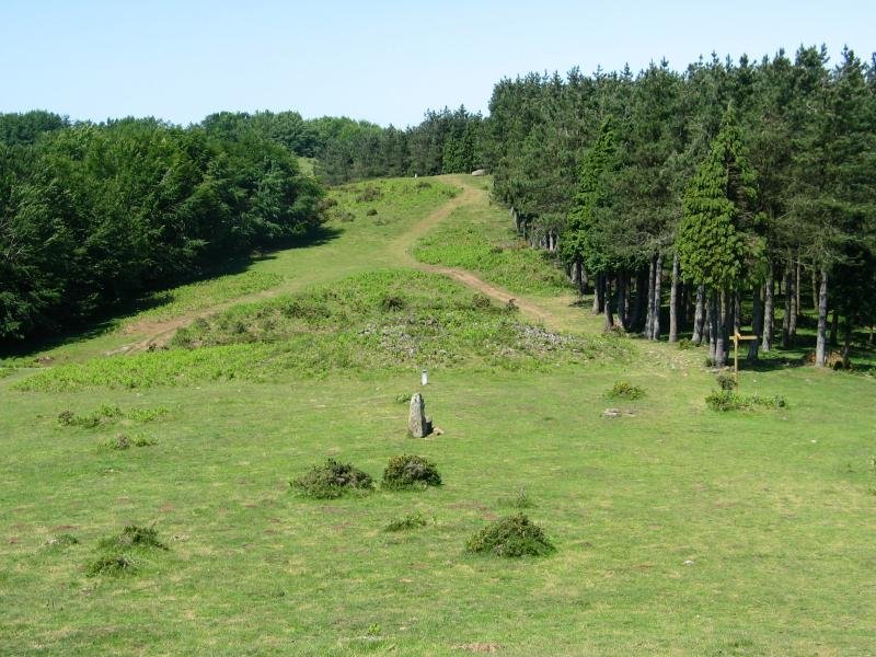 Irukurutzetatik Kurutzebakar aldera luzatzen den bizkarra