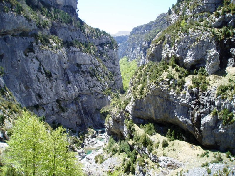Añiscloko arroilaren ikuspegia Los Estrechos inguruan