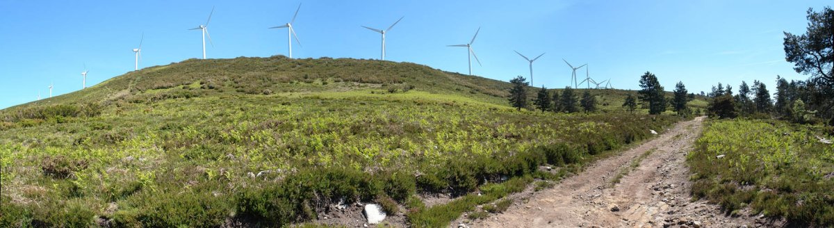 Hegoaldeko isurialdeko panoramika