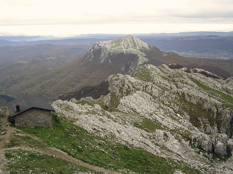 Desde la cima de Aizkorri