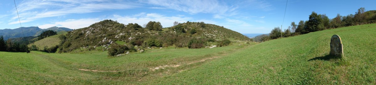 Hegoaldeko lepoko panoramika