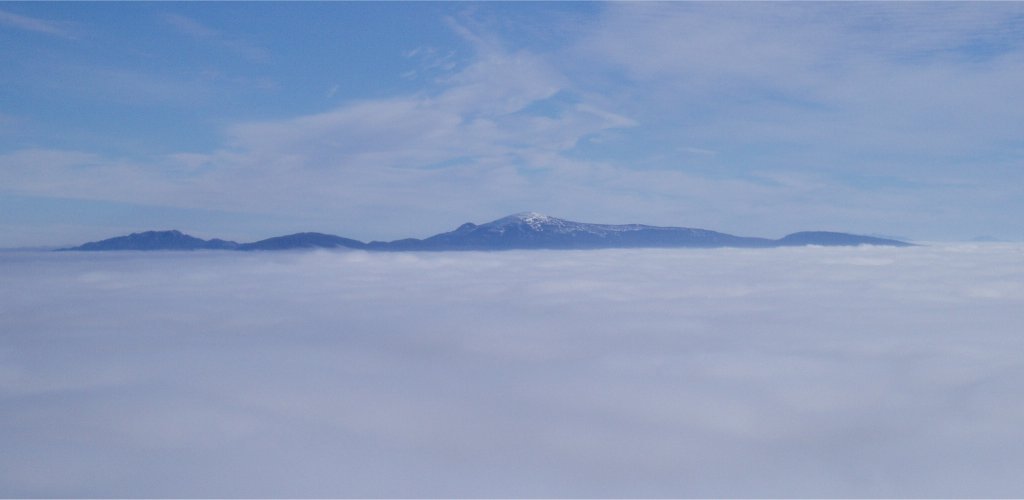 Garobel mendikatetik ikusita