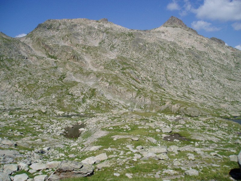 Colomèrs lepoa eta Tuc Serreta ekialdetik ikusita