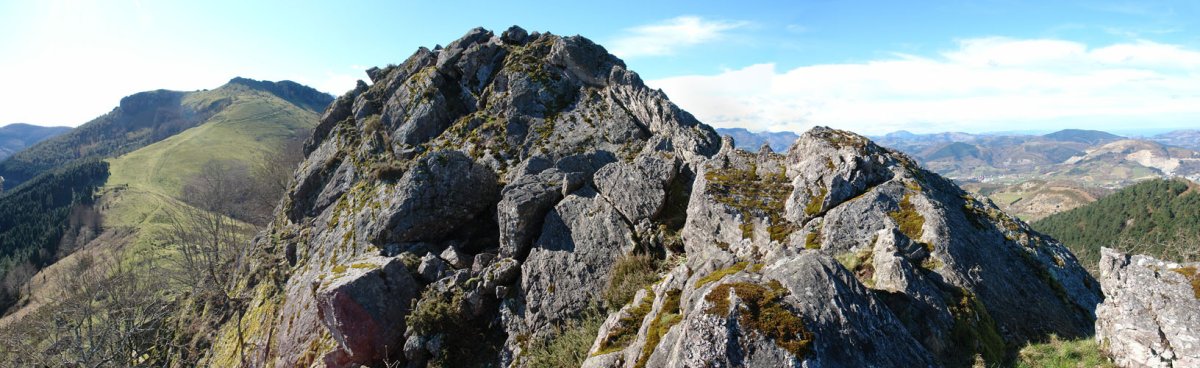 Aballarri: tontorra iparraldetik ikusita