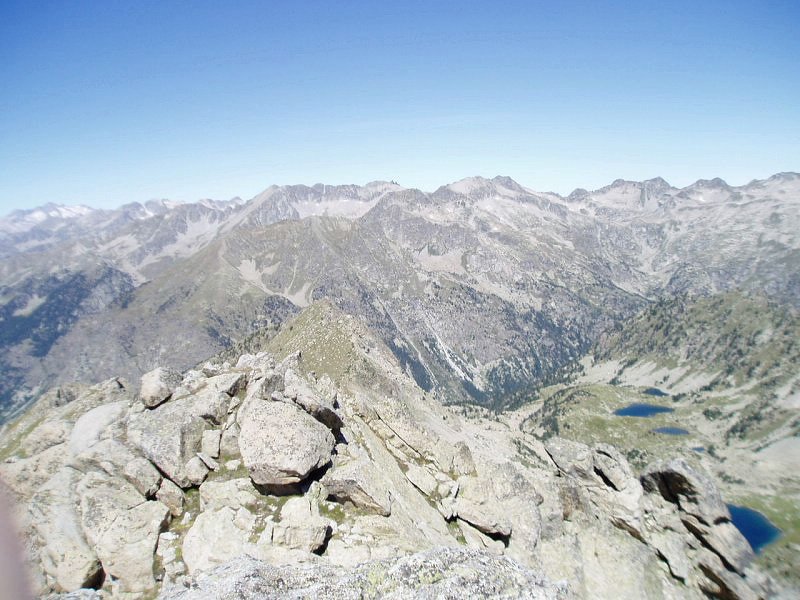 Pic de Contraix, Pala Alta de Sarradé eta Punta Alta Delluitik ikusita