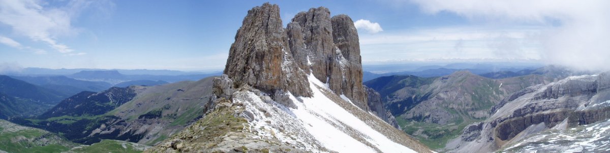 Lecheríneko mailoak Lecheríneko lepotik ikusita, ipar-ekialdetik