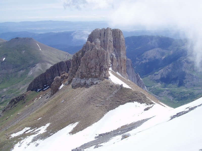 Lecheríneko mailoak ipar-ekialdetik ikusita
