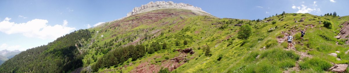 Hego-mendebaldetik ikusita