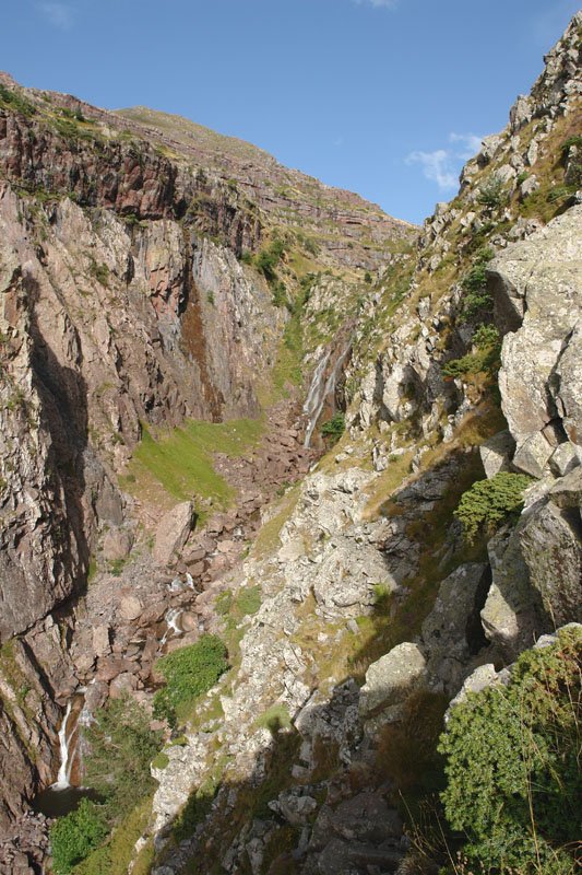 Aguas Tuertas-eko ordokitik Guarrinza aldera jausten den erreka