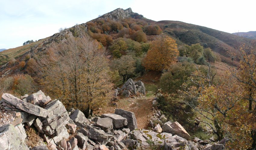 Mendebaldeko muino harritsutik