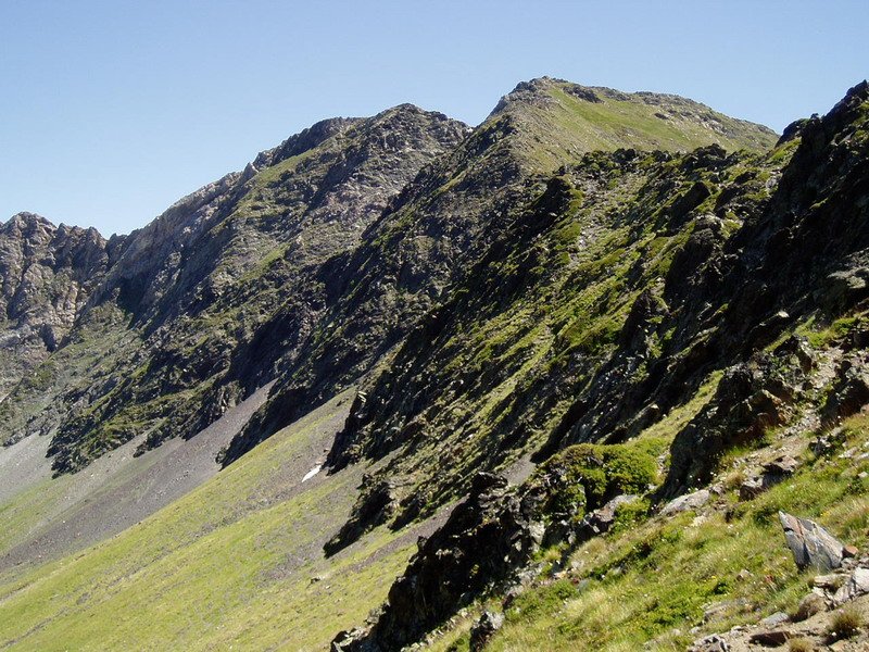 Pic de Louesque Louesqueko lepotik ikusita, hego-mendebaldetik