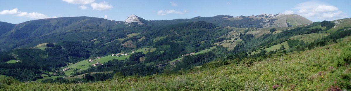 Hegoaldera ikuspegia Aitzulo ingurutik