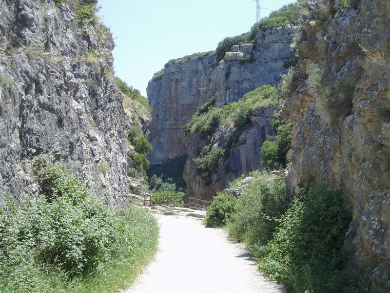 Arroilera sarrera iparraldetik