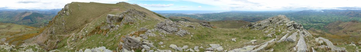 360ºko panoramika, Ekialdeko bizkarretik