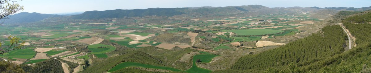 Hegoaldeko bailararen panoramika