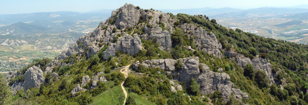 Erdiko tontorra, mendebaldetik