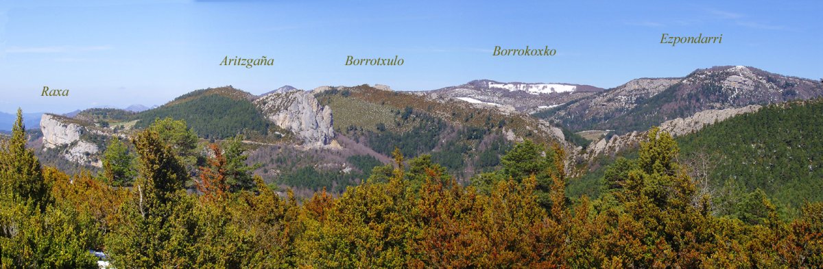 Aretako mendiak Bezeatik