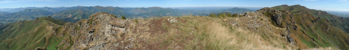 Tontorraren bazterretik ateratako panoramika zabala