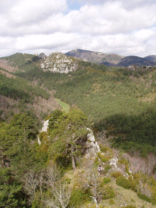 Alduko gandorretiko ikuspegia: Errezlanda eta atzean, Ezpondarri