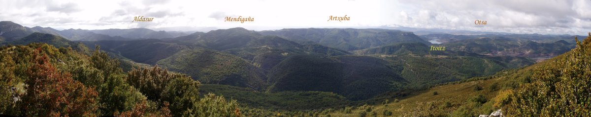 Larekitik hegoalderantz