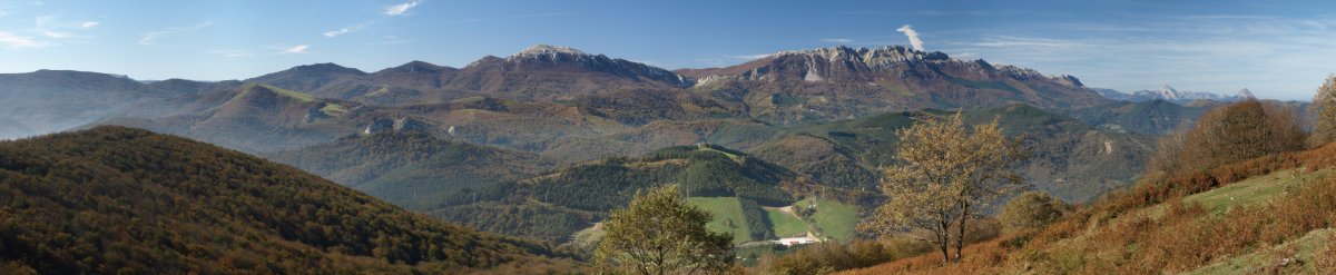 Altzania, Aizkorri eta Aloña gailurratik ikusitak