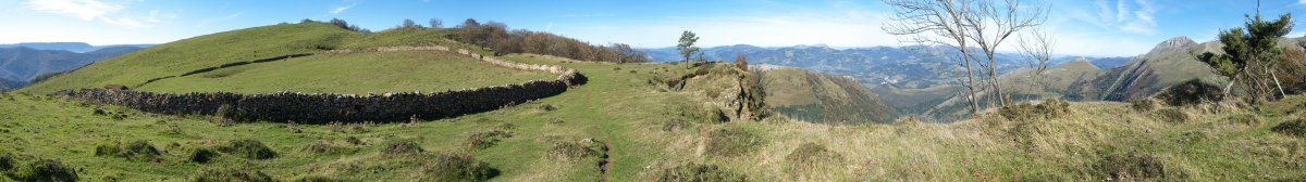 Ekialdeko bizkarreko panoramika