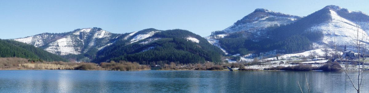 Gorordo eta Orkatzategi Urkuluko urtegitik ikusita