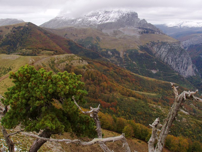 Paisaia Idoiako gailurretik iparralderantz