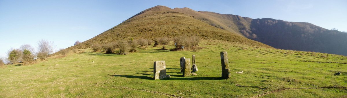 Campo de Ribacobatik ikusita, ipar-mendebaldetik