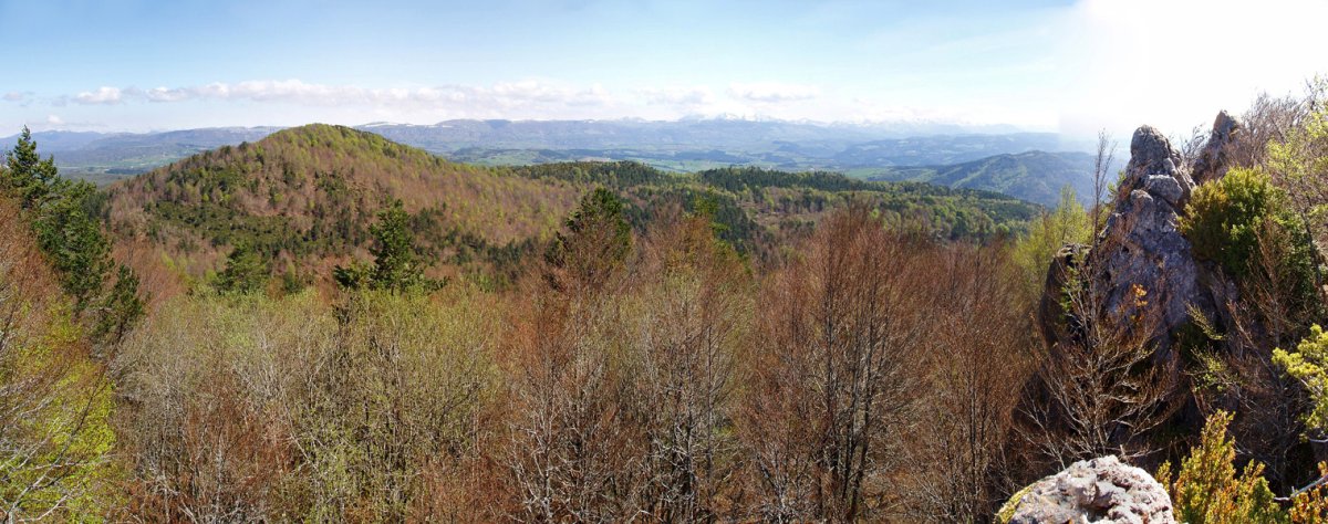 Panorama Araxamendiko gailurretik